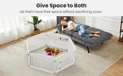 PetHaven™ Secure Playpen Safe Indoor & Outdoor Dog Play Area