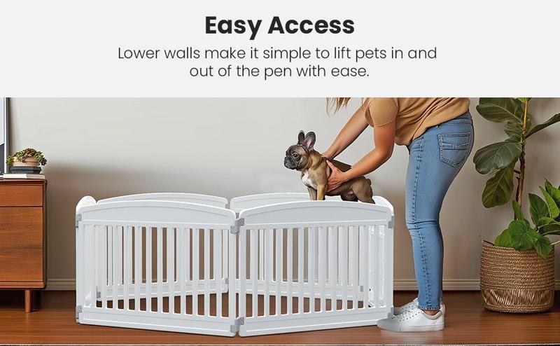 PetHaven™ Secure Playpen Safe Indoor & Outdoor Dog Play Area