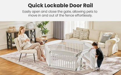 PetHaven™ Secure Playpen Safe Indoor & Outdoor Dog Play Area